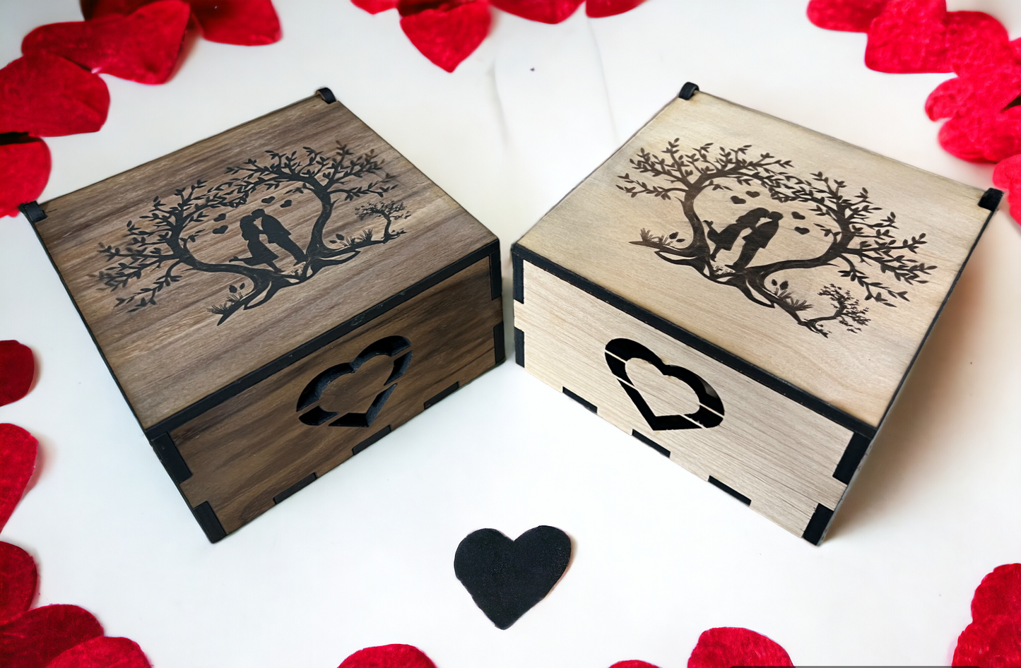 Heart Themed Keepsake Box